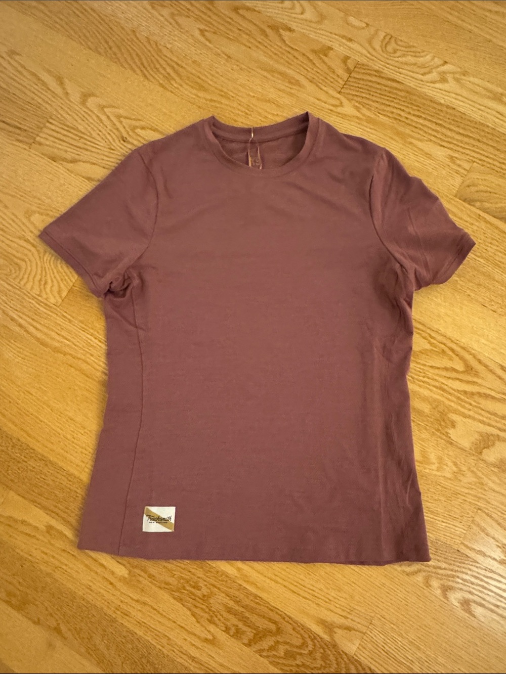 NWT Tracksmith Short Sleeve Crewneck Top - Mauve